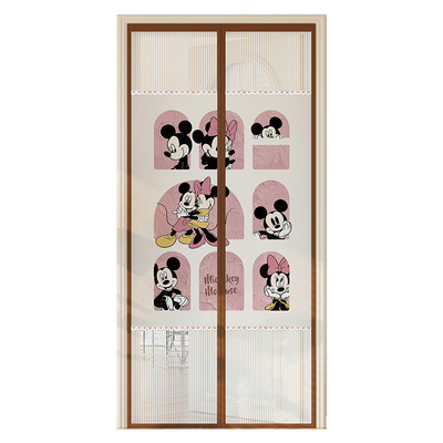 防蚊门帘遮挡隐私纱帘磁吸隔断布