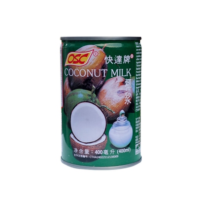 泰国原装进口OSC快达牌椰浆甜品糖水西米露椰奶椰汁咖啡烘焙原料