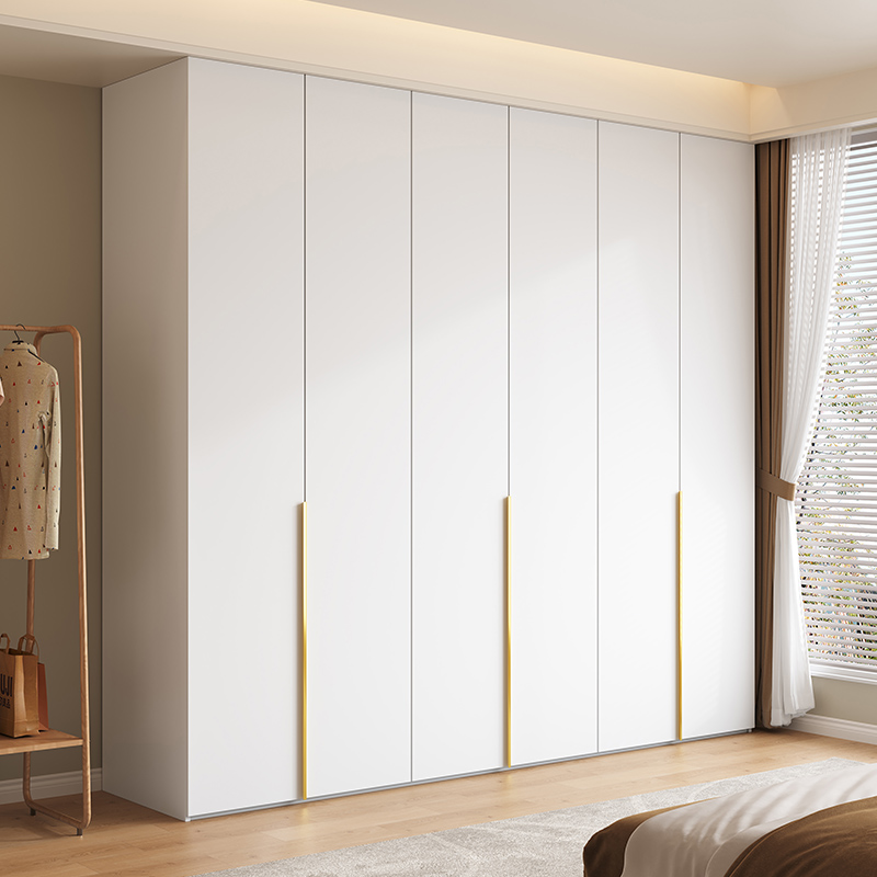 定制ENF级实木一门到顶衣柜子新款2025爆款家用卧室欧松板储物柜
