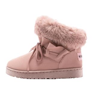 回力雪地靴厚底女冬季加绒2025年新款面包棉鞋百搭防寒东北鞋子