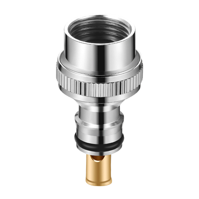 老铜匠洗衣机接头全铜自动止水