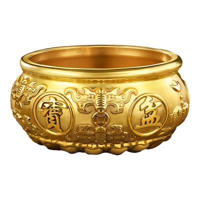 招财聚宝盆摆件黄铜【正常发货】