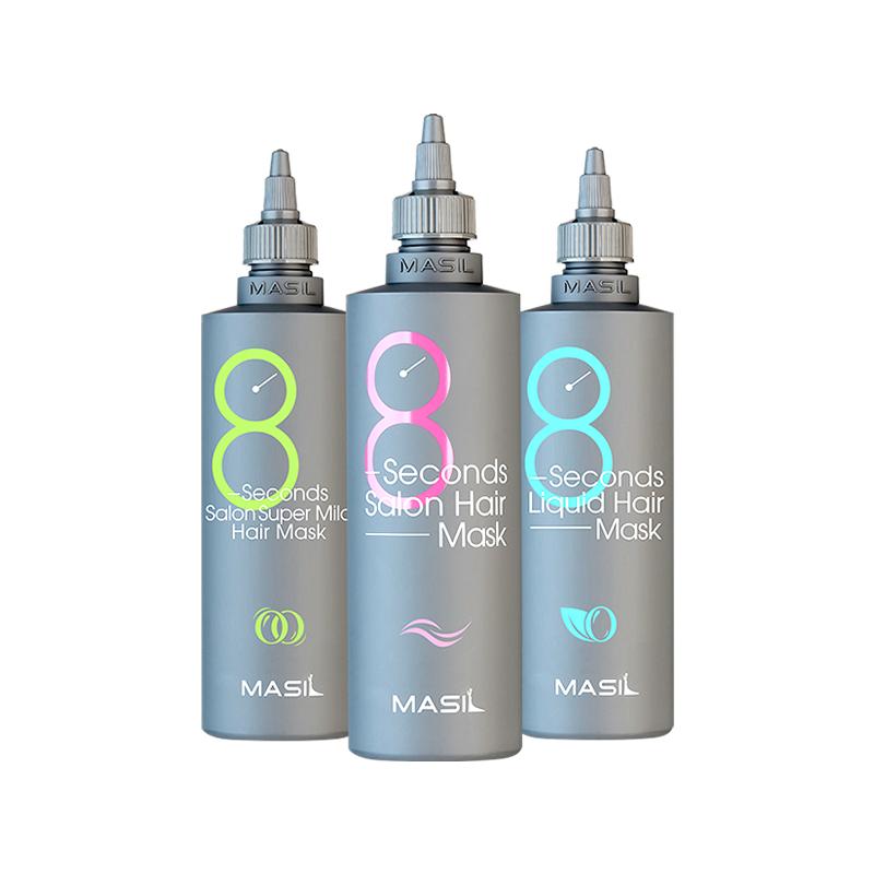 【自营】MASIL玛丝兰8秒液体发膜免蒸柔顺丝滑修护改善毛躁护发素