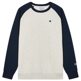 Champion冠军官方情侣加绒卫衣男2025冬季新款复古美式上衣女圆领