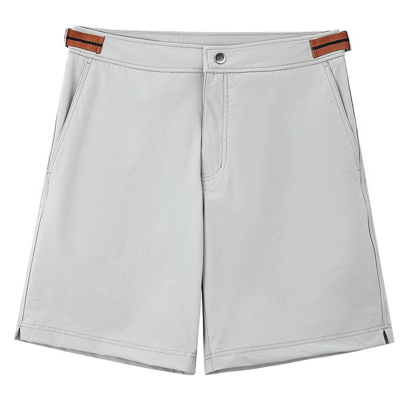 MB MindBridge男士通勤短裤夏季薄款休闲裤简约纯色五分直筒裤子