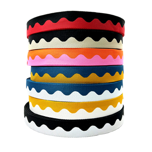 38mm宽加厚提花织带箱包背带腰带宠物绳家纺服装鞋子帽装饰辅料