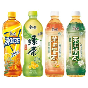 康师傅茶饮料茉莉蜜茶清茶冰红茶500ml*5瓶/15瓶整箱