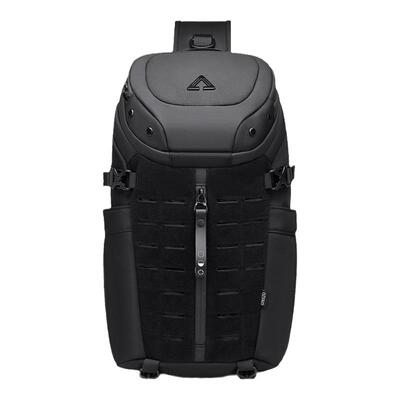 ozuko新款男士胸包多功能户外运动休闲上班出差大学生战术斜挎包