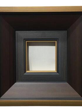 欧式实风实木油画外框装裱美式外框架30x40x50*60*80*100长条定制