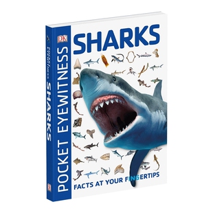 口袋目击者系列 鲨鱼 英文原版 Pocket Eyewitness Sharks 英文版 进口英语原版书籍