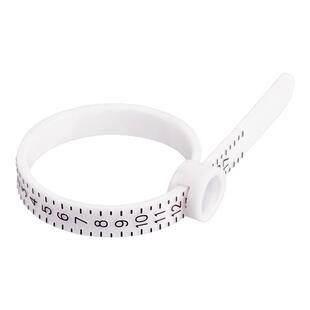 带镜港度戒指测量环美码量手指大小调节器标准软尺寸戒围测量工具