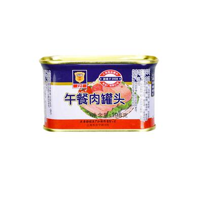 上海梅林火锅泡面食材午餐肉罐头