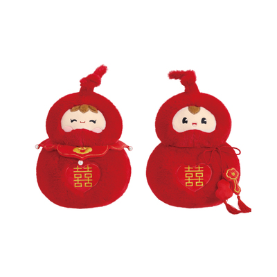 故宫淘宝｜福禄双喜压床娃娃文创闺蜜新婚结婚订婚礼物送新人新娘