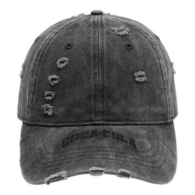 可口可乐美式复古破洞棒球鸭舌帽