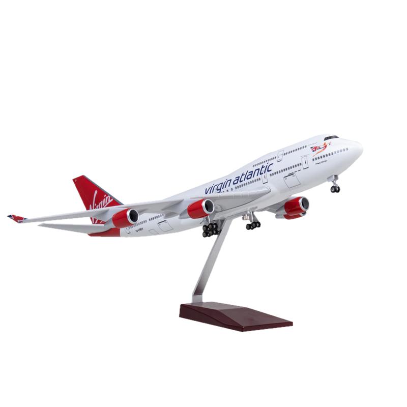 维珍747-400飞机模型仿真客机