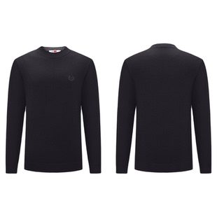 【绵羊毛】金利来GY毛衫秋冬经典款时尚潮流圆领可机洗针织衫上衣