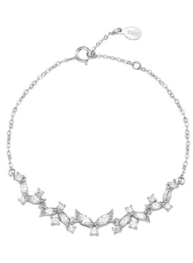 美人鱼纯银手链送女友生日礼物