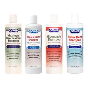 DAVIS戴维斯药浴真菌皮肤病掉毛杀菌除螨猫癣猫咪狗狗香波沐浴露