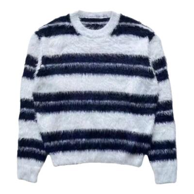 【现货】theBarnnet shell韩国小众Jennie复古条纹宽松毛衣针织衫