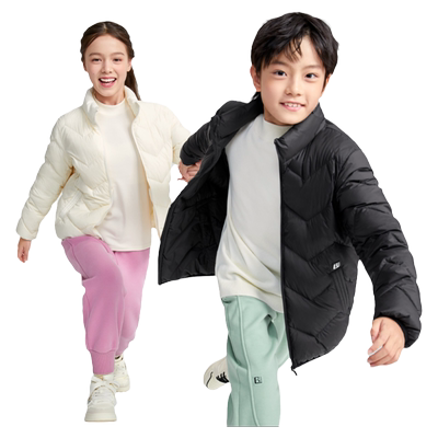 巴拉巴拉儿童羽绒服大童排骨外套男童轻薄内胆2025冬装新款童装潮