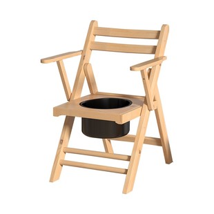 老人坐便器孕妇移动马桶老人坐便椅成人便携家用实木坐便器可折叠