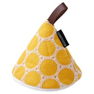 米立风物可爱三角防烫帽厨房珐琅锅把手砂锅微波炉隔热手套夹锅帽