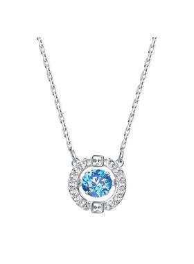 【七夕礼物】Swarovski施华洛世奇女跳动的心百搭水晶项链锁骨链