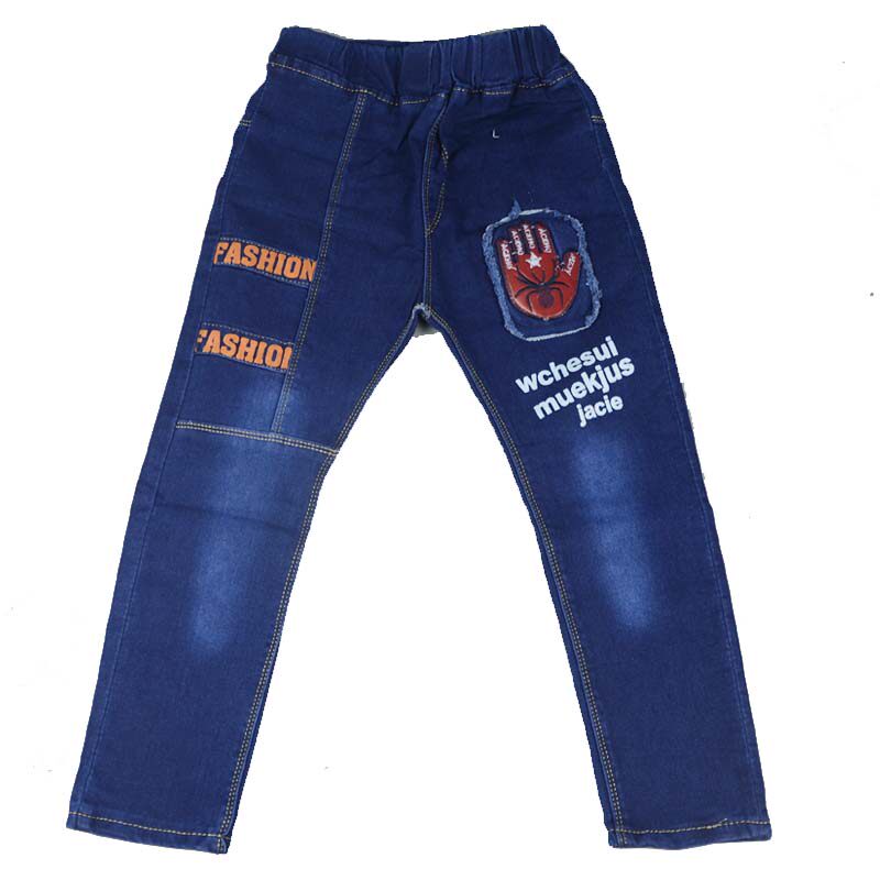 春秋宽松弹力韩版男童牛仔裤