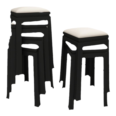 加厚软包塑料家用可得放凳子备用