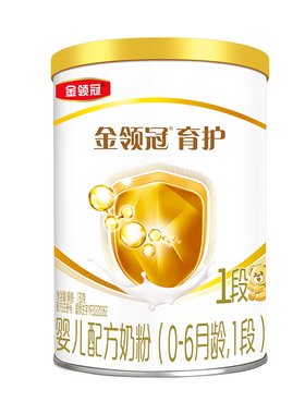 伊利金领冠育护1段奶粉0-6个月新生婴幼儿配方牛奶粉一段130g罐装