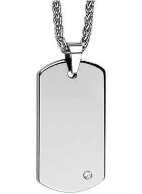 军牌男士项链吊坠情侣