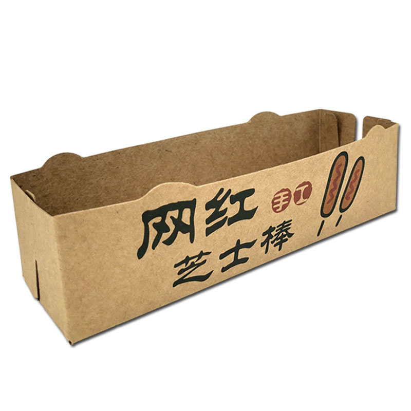 拉丝热狗棒纸盒芝士棒打包包装