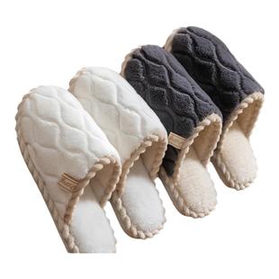 德国2025冬季新款情侣棉拖鞋室内家居一对男士女士冬天防滑高颜值