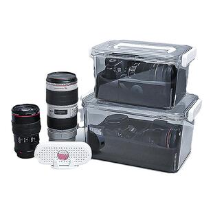 相机防潮箱单反镜头干燥箱数码产品收纳箱防潮盒佳能富士通用茶叶除湿密封箱摄影器材防湿箱吸湿干燥剂防潮包
