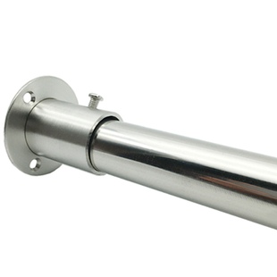 定制304不锈钢管衣柜挂衣杆挂杆 衣架杆衣橱横杆阳台固定晾衣杆子