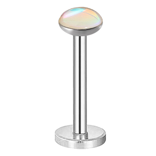 内螺纹直杆三爪flat耳钉平底耳骨耳周钉耳饰医用钛合金养耳洞饰品