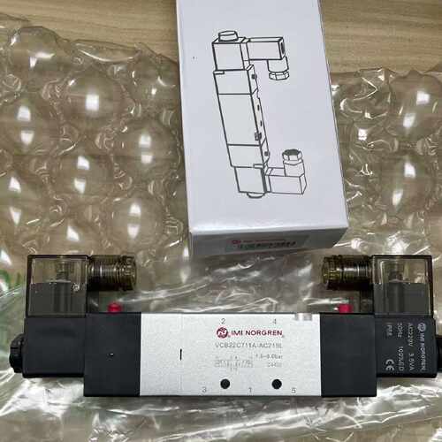 议价VCB22C711A-AC219L,诺冠Norgren,三位五通电磁阀,G3/8'螺纹