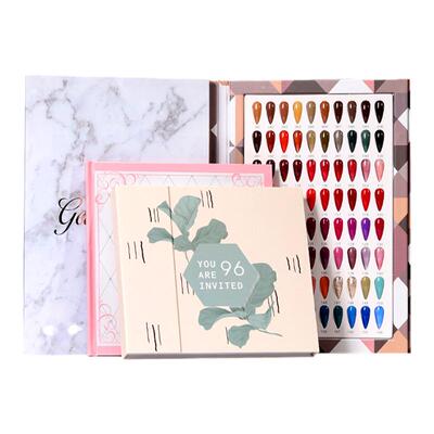 初莎美甲色卡本展示板