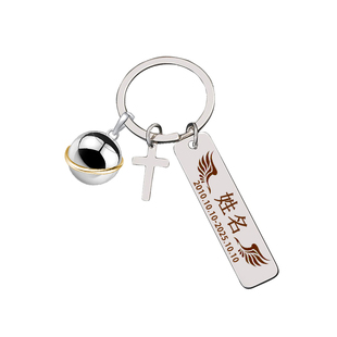 狗牌定制刻字宠物纪念不锈钢收纳罐狗狗毛发猫咪胡须收藏创意挂件