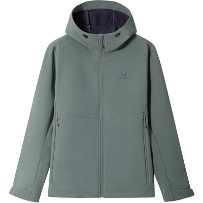 骆驼男装软壳衣男款加绒秋冬外套男士2025新款户外防风冲锋夹克男