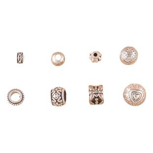 藏银花托 手工DIY花托隔片配件手链项链手串串珠花托复古银饰藏银