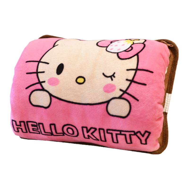 kitty电暖袋充电暖宫热敷防爆暖宝宝卡通电热水袋双插手捂暖手宝