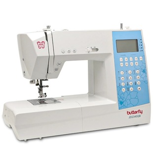 蝴蝶缝纫机JD2340QB家用小型电动家庭多功能自动剪线跨境缝纫机