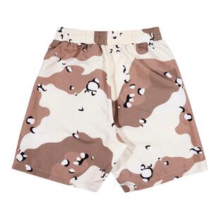 FFF官方联名AFGK国潮短裤2023夏季新款美式嘻哈潮牌迷彩五分裤子