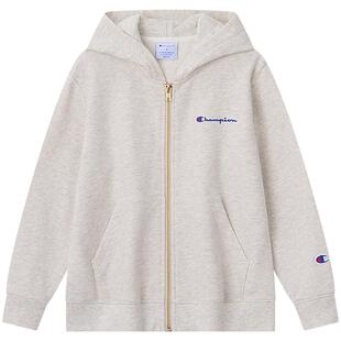 Champion冠军男女童装复古学院运动纯棉连帽卫衣外套26春季新款