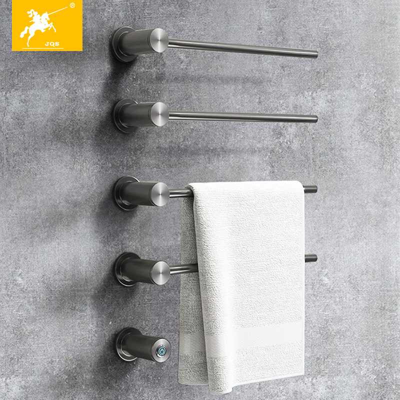 加热毛巾架暗装304不锈钢浴巾架烘干毛巾置物架浴室毛巾杆免钉厂