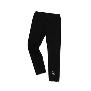 加绒加厚冬季中大女童装高弹力修身纯棉百搭休闲长裤保暖打底裤子