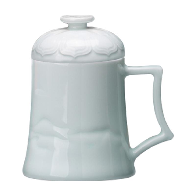 景德镇影青带盖泡茶漏杯单个茶具