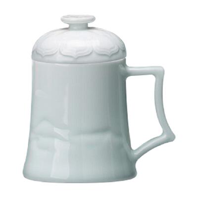 景德镇影青带盖泡茶漏杯单个茶具