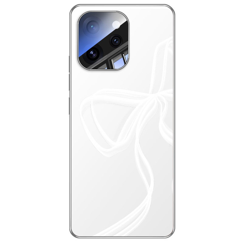 适用opporeno15Pro手机壳磨砂玻璃新款Reno15高级感星闪蝴蝶结防摔保护套0PP0新品系列散热超薄时尚女款后壳